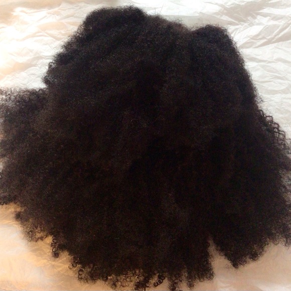 Kinky Synthetic Afro Headband Wig Curly Half Wig For Woman - Picture 9 of 11